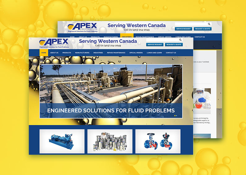 apex finished website